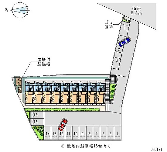 ★手数料０円★笠間市金井　月極駐車場（LP）